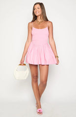 Sharmane Pink Mini Dress