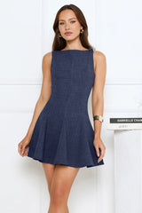Greatness Girl Mini Dress Navy