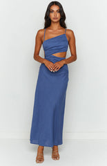 Lene Blue Maxi Dress