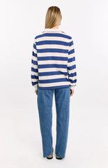 Carey Blue Striped Jersey