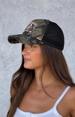 Camo Print Pony Club Trucker Cap