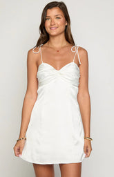Fifi White Mini Dress
