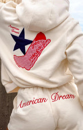 Beginning Cream American Dream Hoodie