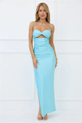 Meet The Queen Maxi Dress Aqua