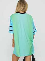 Turbo Champion Moto Jersey Top Blue / Green