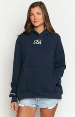 Navy USA Hoodie