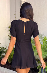 Maddie Black Mini Dress