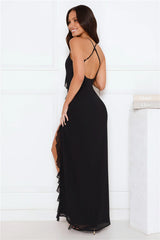 Boat Parties Maxi Dress Black