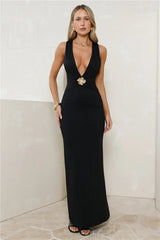 Pure Aura Maxi Dress Black