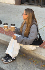 Lila Off White Buckle Pants