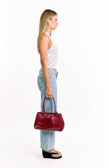 Amora White Polka Dot Crop Top