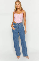 Calliope Mid Wash Mid Rise Slouchy Jeans