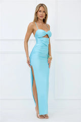 Meet The Queen Maxi Dress Aqua