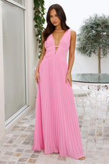 Elegant Vision Maxi Dress Pink