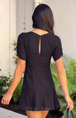Maddie Black Mini Dress