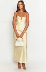 Silvy Yellow Maxi Dress
