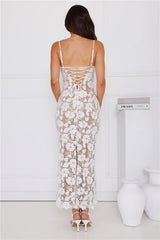 Bellerose Lace Maxi Dress White