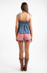 Ethel Blue Denim Top