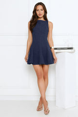 Greatness Girl Mini Dress Navy