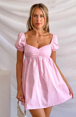 Clara Pink Mini Dress