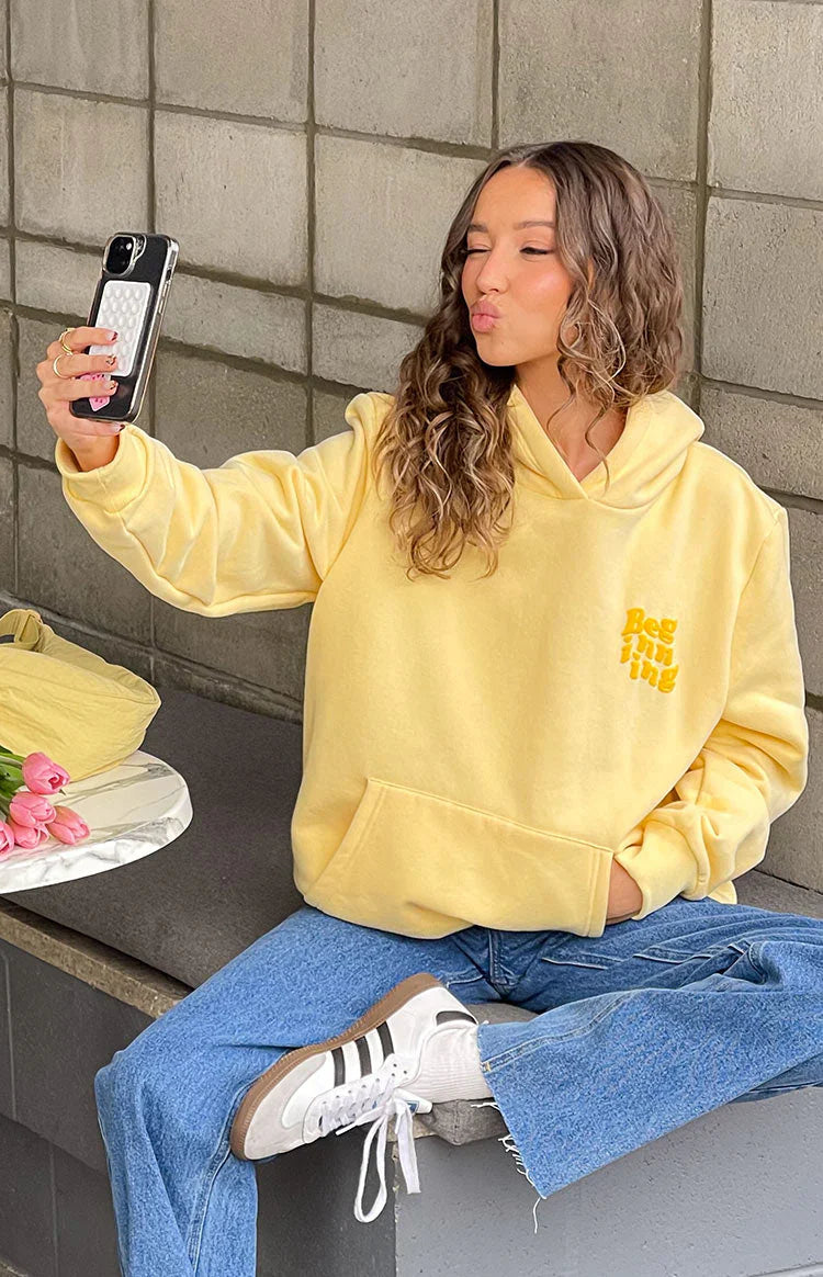 Yellow Snuggle Bubble Hoodie