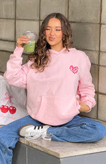 Pink Lovey Bubble Hoodie